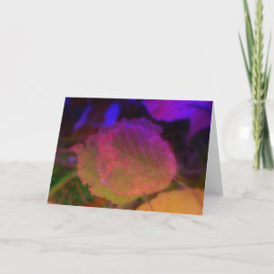Neon Fall Card