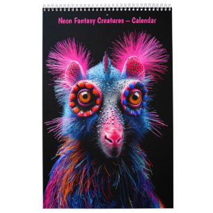 Neon Fantasy Creatures – Calendar