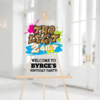 Neon Faux Gold Two Legit 2 Quit Welcome