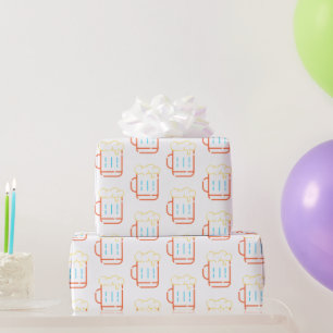 Neon Figure Wrapping Paper