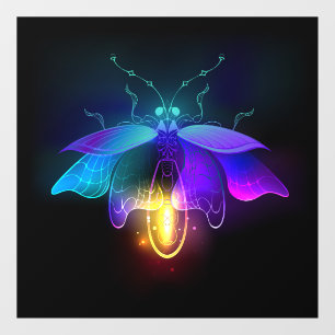Neon Firefly on black