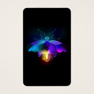 Neon Firefly on black