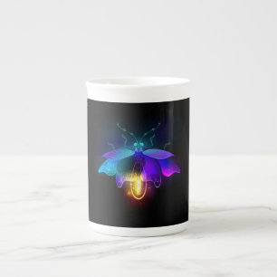 Neon Firefly on black Bone China Mug