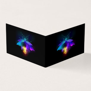 Neon Firefly on black Business Card