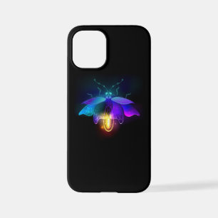 Neon Firefly on black iPhone 12 Mini Case