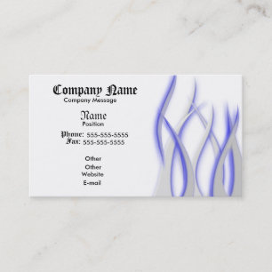 Neon Flames Business Card
