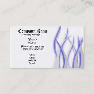 Neon Flames Business Card