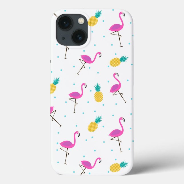 Neon Flamingos 2 Case-Mate iPhone Case (Back)
