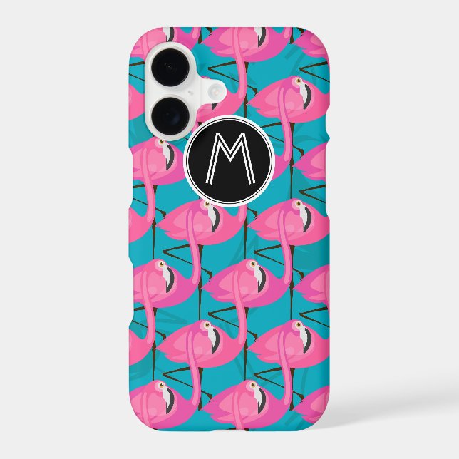 Neon Flamingos | Add Your Initial (Back)