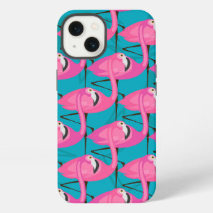 Neon Flamingos iPhone 13 Case