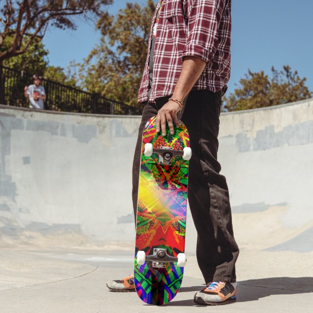 Neon Flash Graffiti Skateboard (Outdoor 2)