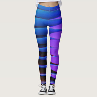 Neon Flow: Futuristic Gradient Leggings