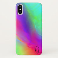 Neon Flow Personalised Phone Case