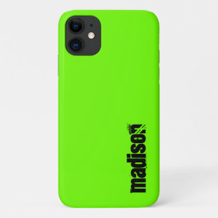 Neon Fluorescent Green iPhone 11 Case