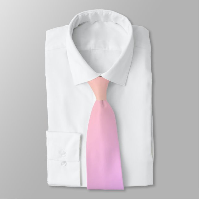neon Fluorescent yellow lemon bright colour Tie (Tied)