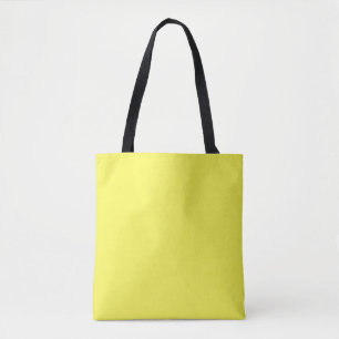 neon Fluorescent yellow lemon bright colour Tote Bag