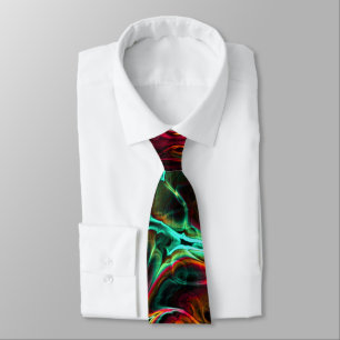 Neon Fractal 2 Tie