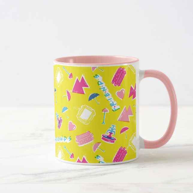 Neon FRIENDS™ Icon Pattern Mug (Right)
