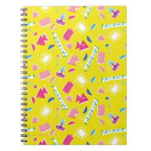 Neon FRIENDS™ Icon Pattern Notebook