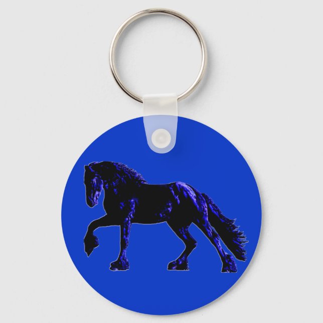 Neon Friesian Keychains (Front)