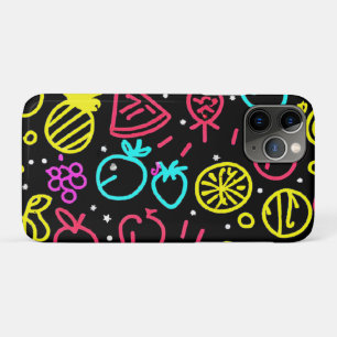 Neon Fruit Extravaganza iPhone 11 Pro Case