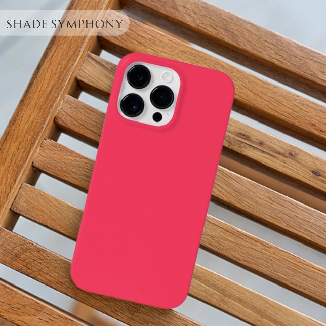 Neon Fuchsia One of Best Solid Pink Shades For Case-Mate iPhone Case (solid plain pink shades iphone case samsung phone cases)