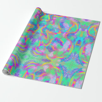 Neon fun gift wrap
