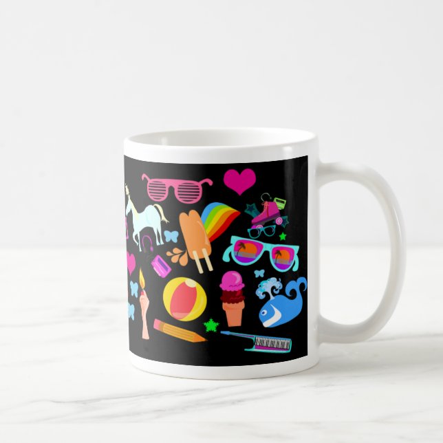 Neon Fun Stuff Coffee Mug (Right)