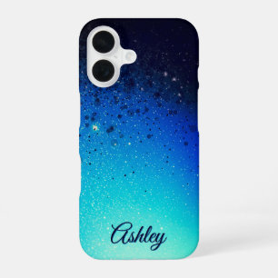 Neon Galaxy Gradient iPhone 16 Case