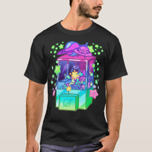 Neon Galaxy Ufo Catcher T-Shirt