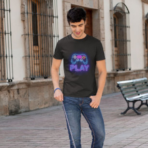 Neon Game Controller T-Shirt