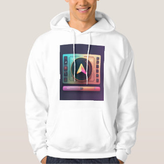  Neon Gaming Controller Logo T-Shirt Design Hoodie