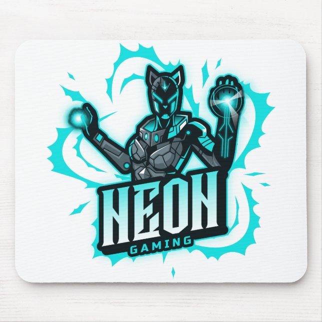 Neon Gaming  Mouse Pad (Front)
