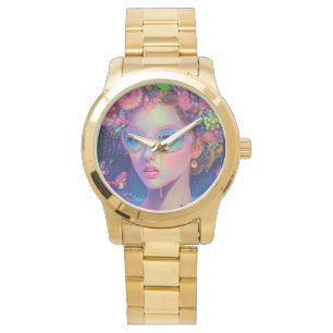 Neon Garden Goddess  Watch