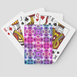 Neon Garden Playing Cards