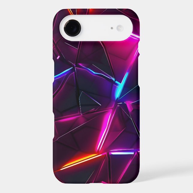 Neon Geometric Abstract Futuristic Cyberpunk (Back)
