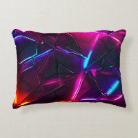 Neon Geometric Abstract Futuristic Cyberpunk