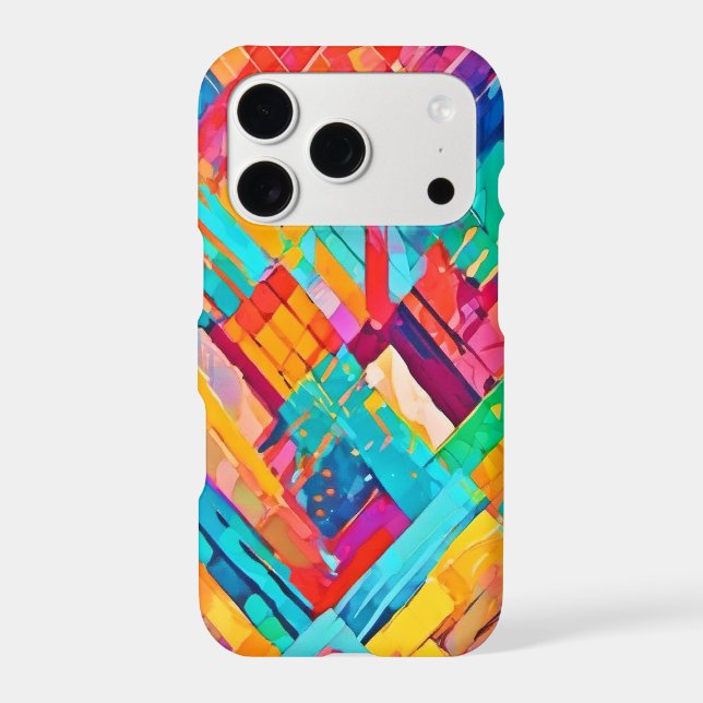 Neon Geometric Dreamscape (Back)