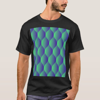 Neon Geometric: Vibrant Bubbled Pattern. T-Shirt