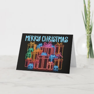Neon Gifts Holiday Card