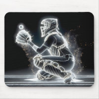 Neon Girl Baseball Catcher