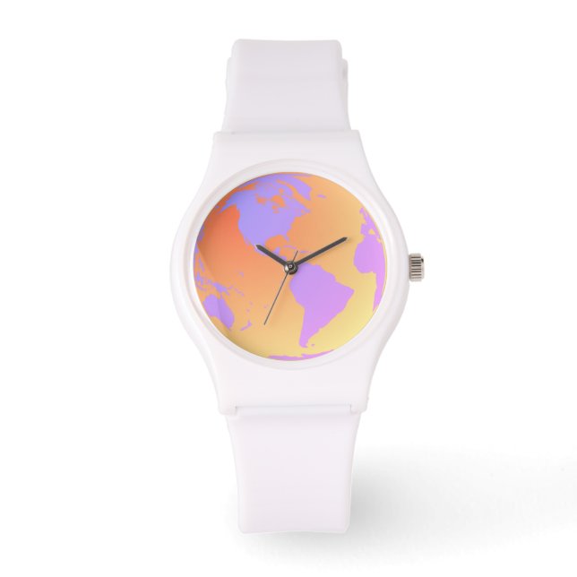 Neon Globe Watch (Front)