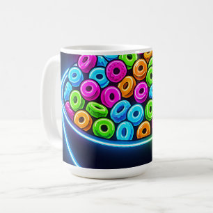 Neon Glow Cereal Bowl Coffee Mug