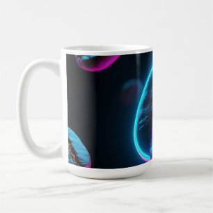 Neon Glow Coffee Bean Energy Mug