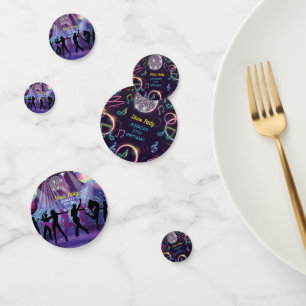 Neon Glow Disco Dance Birthday Party Confetti