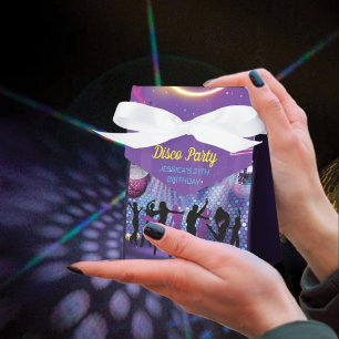 Neon Glow Disco Dance Birthday Party Favour Box