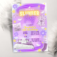 Neon Glow Girls Slumber Sleepover Pajama Party