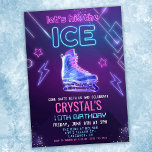 Neon Glow Ice Skating Birthday Invitation<br><div class="desc">Ice Skating Ice Skates Ice Skate Glow Neon Birthday Neon Ice skating Invitation Ice Skating Party Ice Skating Birthday invitation Glow Ice Skating Birthday Neon Invitation Winter Birthday Invitation Girl Winter Birthday Girl Ice Skating Birthday</div>