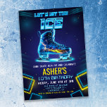 Neon Glow Ice Skating Birthday Invitation<br><div class="desc">Ice Skating Ice Skates Ice Skate Glow Neon Birthday Neon Ice skating Invitation Ice Skating Party Ice Skating Birthday invitation Glow Ice Skating Birthday Neon Invitation Winter Birthday Invitation Boy Winter Birthday Boy Ice Skating Hockey Birthday</div>
