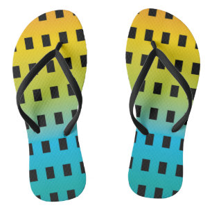 Neon glow in the dark colourful fluorescent 2 thongs